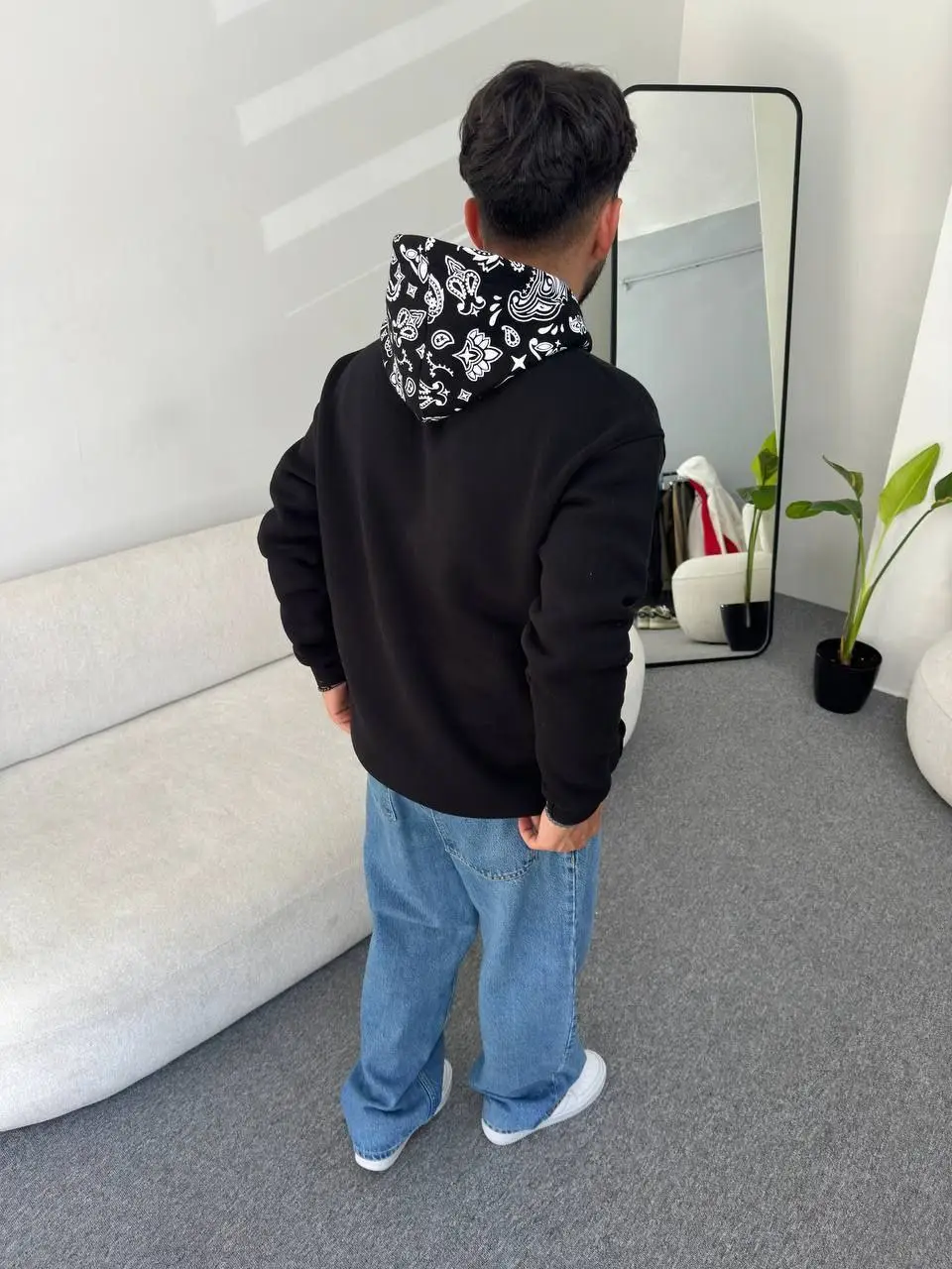 سويت شيرت بغطاء للرأس - الصورة 5